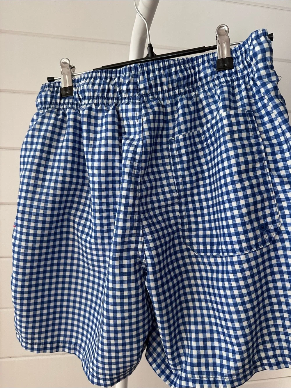 Goodfellow & Co Blue Gingham Swim Trunks